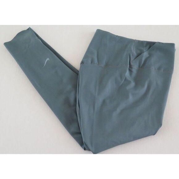 Nike DA0833 387 Women's Sz M Green One Luxe Tight Fit Mid-Rise Leggings $95+ - Picture 8 of 11